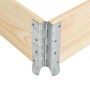 Arriate de madera maciza de pino 50x100 cm de , Maceteros y jardineras - Ref: Foro24-3055164, Precio: 44,38 €, Descuento: %