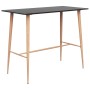 Juego de mesa alta y taburetes de bar 3 piezas negro de , muebles para cocinas y comedores - Ref: Foro24-3057839, Precio: 341...