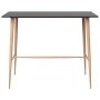 Juego de mesa alta y taburetes de bar 3 piezas negro de , muebles para cocinas y comedores - Ref: Foro24-3057839, Precio: 341...