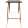 Juego de mesa alta y taburetes de bar 3 piezas negro de , muebles para cocinas y comedores - Ref: Foro24-3057839, Precio: 341...