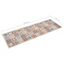 Alfombra de cocina lavable mosaico de colores 60x300 cm de vidaXL, Felpudos - Ref: Foro24-315984, Precio: 64,52 €, Descuento: %