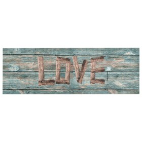 Alfombra de cocina lavable Love 60x300 cm de vidaXL, Felpudos - Ref: Foro24-315959, Precio: 47,96 €, Descuento: %
