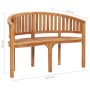 Juego de muebles de jardín 3 piezas madera maciza de teca de , Conjuntos de jardín - Ref: Foro24-3059966, Precio: 667,94 €, D...