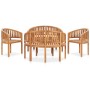 Juego de muebles de jardín 5 piezas madera maciza de teca de , Conjuntos de jardín - Ref: Foro24-3059964, Precio: 1,00 €, Des...