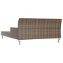 Tumbona doble de jardín con cojines ratán sintético marrón de , Camas para exteriores - Ref: Foro24-48130, Precio: 597,95 €, ...