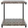 Tumbona doble de jardín con cojines ratán sintético marrón de , Camas para exteriores - Ref: Foro24-48130, Precio: 597,95 €, ...
