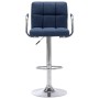 Taburetes de cocina 2 unidades tela azul de , Taburetes de cocina - Ref: Foro24-283423, Precio: 158,85 €, Descuento: %