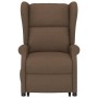 Sillón de masaje elevable de tela marrón de , Sillones de masaje eléctricos - Ref: Foro24-289744, Precio: 305,31 €, Descuento: %