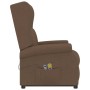 Sillón de masaje elevable de tela marrón de , Sillones de masaje eléctricos - Ref: Foro24-289744, Precio: 305,31 €, Descuento: %