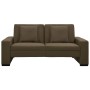 Sofá cama de cuero artificial marrón de , Sofás - Ref: Foro24-323617, Precio: 273,28 €, Descuento: %