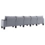 Sofá de 5 plazas tela gris claro de , Sofás - Ref: Foro24-287100, Precio: 572,55 €, Descuento: %