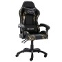 Silla gaming de cuero sintético negro y camuflaje de , Sillas de oficina - Ref: Foro24-320095, Precio: 157,28 €, Descuento: %