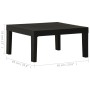 Mesita de jardín de plástico gris de vidaXL, Mesas de jardín - Ref: Foro24-315851, Precio: 69,79 €, Descuento: %