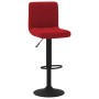 Taburete de cocina de terciopelo color vino tinto de , Taburetes de cocina - Ref: Foro24-334300, Precio: 78,17 €, Descuento: %
