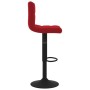 Taburete de cocina de terciopelo color vino tinto de , Taburetes de cocina - Ref: Foro24-334300, Precio: 78,17 €, Descuento: %