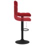 Taburete de cocina de terciopelo color vino tinto de , Taburetes de cocina - Ref: Foro24-334300, Precio: 78,17 €, Descuento: %