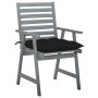 Sillas comedor de jardín 3 uds madera maciza acacia y cojines de , Sillas de jardín - Ref: Foro24-3064450, Precio: 290,85 €, ...