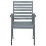 Sillas comedor de jardín 3 uds madera maciza acacia y cojines de , Sillas de jardín - Ref: Foro24-3064450, Precio: 290,85 €, ...