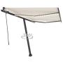 Toldo automático con LED sensor de viento color crema 300x250cm de , Toldos - Ref: Foro24-3069712, Precio: 591,00 €, Descuent...