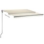 Toldo automático con LED sensor de viento color crema 300x250cm de , Toldos - Ref: Foro24-3069712, Precio: 591,00 €, Descuent...