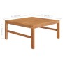 Set de muebles de jardín 6 pzas madera de teca y cojines crema de , Conjuntos de jardín - Ref: Foro24-3087202, Precio: 677,04...