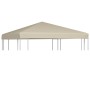 Toldo de cenador 310 g/m² 3x3 m beige de , Cubiertas para carpas y cenadores - Ref: Foro24-44778, Precio: 59,25 €, Descuento: %