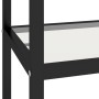 Estantería transparente vidrio templado y negro 100x36x168 cm de , Librerías y estanterías - Ref: Foro24-331638, Precio: 145,...