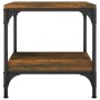 Mesa auxiliar madera contrachapada roble ahumado 40x40x40 cm de , Mesas de centro - Ref: Foro24-819381, Precio: 42,69 €, Desc...