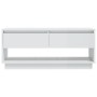 Mueble para TV madera contrachapada blanco brillo 102x41x44 cm de , Muebles TV - Ref: Foro24-809491, Precio: 73,51 €, Descuen...
