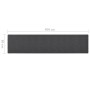 Alfombra de pasillo gris antracita 80x400 cm de , Alfombras - Ref: Foro24-326967, Precio: 59,41 €, Descuento: %