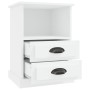 Mesita de noche blanca 43x36x60 cm de , Mesitas de noche - Ref: Foro24-816328, Precio: 65,61 €, Descuento: %