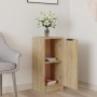 Aparador de madera contrachapada roble Sonoma 30x30x70 cm de , Aparadores - Ref: Foro24-811139, Precio: 51,32 €, Descuento: %