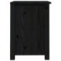 Mesita de noche madera maciza de pino negra 40x35x49 cm de , Mesitas de noche - Ref: Foro24-813717, Precio: 50,51 €, Descuent...
