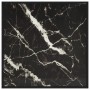 Mesa de centro negra con vidrio de mármol negro 80x80x35 cm de , Mesas de centro - Ref: Foro24-322878, Precio: 81,74 €, Descu...