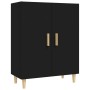 Aparador de madera contrachapada negro 70x34x90 cm de , Aparadores - Ref: Foro24-812097, Precio: 82,44 €, Descuento: %