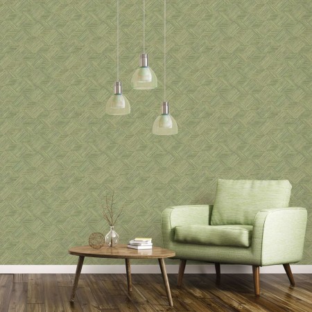 Evergreen Papel pintado Wicker Natural verde de Noordwand, Papel pintado - Ref: Foro24-434282, Precio: 26,55 €, Descuento: %