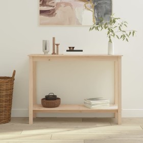 Mesa consola madera maciza de pino 110x40x80 cm de , Mesas auxiliares - Ref: Foro24-822282, Precio: 83,83 €, Descuento: %