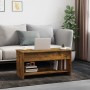 Mesa de centro madera de ingeniería roble ahumado 102x50x52,5cm de , Mesas de centro - Ref: Foro24-819290, Precio: 78,14 €, D...