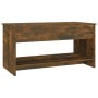Mesa de centro madera de ingeniería roble ahumado 102x50x52,5cm de , Mesas de centro - Ref: Foro24-819290, Precio: 78,14 €, D...
