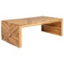 Mesa de centro madera maciza de teca erosionada 110x35x38 cm en Mesas de centro | Comprar online en Foru.es
