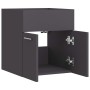 Armario para lavabo madera contrachapada gris 41x38,5x46 cm de , Muebles de baño - Ref: Foro24-804640, Precio: 34,56 €, Descu...