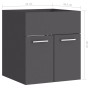 Armario para lavabo madera contrachapada gris 41x38,5x46 cm de , Muebles de baño - Ref: Foro24-804640, Precio: 34,56 €, Descu...