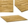 Tablero de mesa cuadrado madera maciza de roble 23 mm 80x80 cm de , Tableros para mesas - Ref: Foro24-245988, Precio: 147,41 ...
