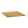 Tablero de mesa cuadrado madera maciza de roble 23 mm 80x80 cm de , Tableros para mesas - Ref: Foro24-245988, Precio: 147,41 ...