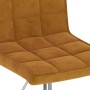 Sillas de comedor giratorias 6 uds terciopelo marrón de , Sillas de comedor - Ref: Foro24-3089298, Precio: 330,48 €, Descuent...