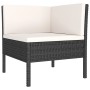 Set de muebles de jardín 11 pzas cojines ratán sintético negro de , Conjuntos de jardín - Ref: Foro24-3094496, Precio: 993,48...