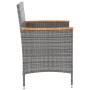 Set de comedor de jardín 9 pzas y cojines ratán sintético gris de , Conjuntos de jardín - Ref: Foro24-3094939, Precio: 864,01...