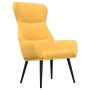 Sillón de relax con reposapiés de tela color amarillo mostaza de , Sillones - Ref: Foro24-3097436, Precio: 122,71 €, Descuent...