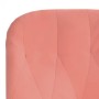 Sillón de relax con taburete terciopelo rosa de , Sillones - Ref: Foro24-3097623, Precio: 139,72 €, Descuento: %