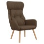 Sillón de relax con taburete tela marrón de , Sillones - Ref: Foro24-3097753, Precio: 145,39 €, Descuento: %